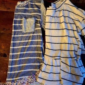 Bundle Anthropologie 3/4 sleeve fall tops